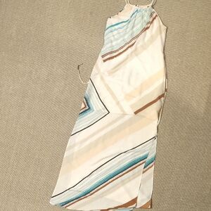 Elegant Multicolor Maxi Dress